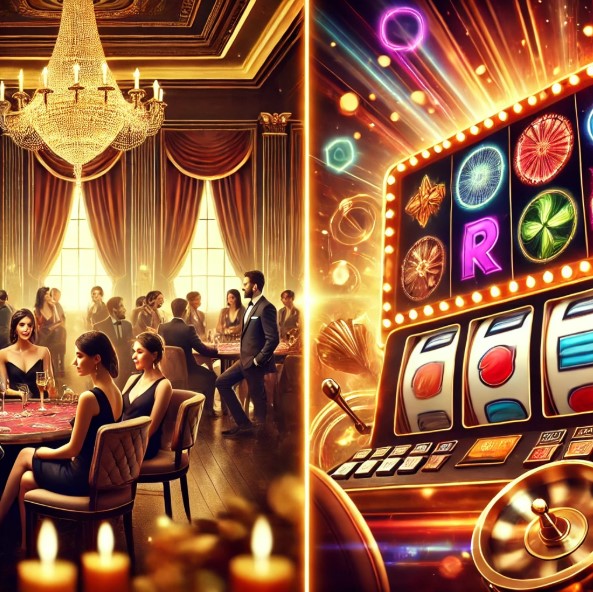 Live Casino vs Slot Online